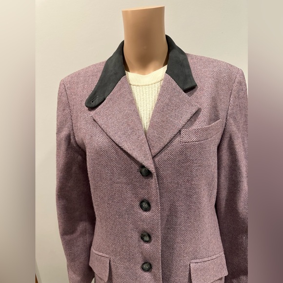 Pendleton Vintage Virgin Wool Pink Blazer - Picture 5 of 11